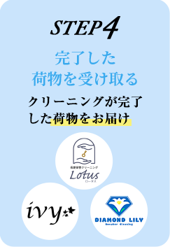 STEP4 完了した荷物を受け取る